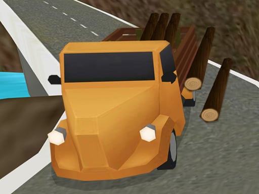 Simulador de entrega de caminhão de movimentação de carga