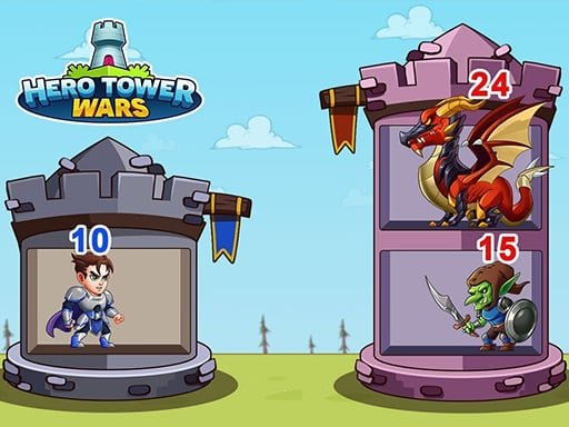 Hero Tower Wars – Mesclar quebra-cabeça