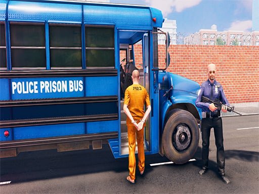 EUA – Estacionamento de ônibus da polícia