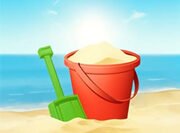 Livro para colorir: balde de areia