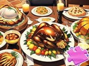 Jigsaw Puzzle: Thanksgiving Dinner